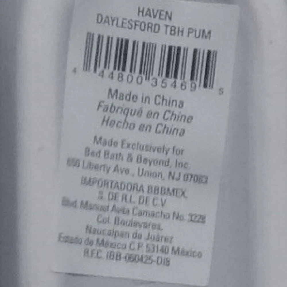 brand new Haven Daylesford Toothbrush Holder in PUMICE color